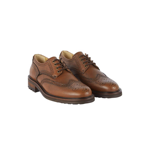 Chaussure pour hommes Le Chameau Normandy en cuir résistant à l'eau avec semelle crantée offrant confort et adhérence, idéale pour toutes les saisons et adaptées à l'usage en ville et à la campagne