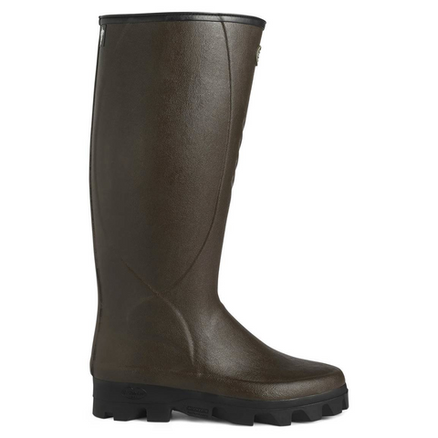 Bottes Le Chameau Cérès doublées en néoprène avec semelle Michelin Agri autonettoyante, fabriquées en caoutchouc Chamolux, résistantes à l'usure et aux conditions agricoles difficiles, offrant un confort et une protection exceptionnels pour un usage professionnel