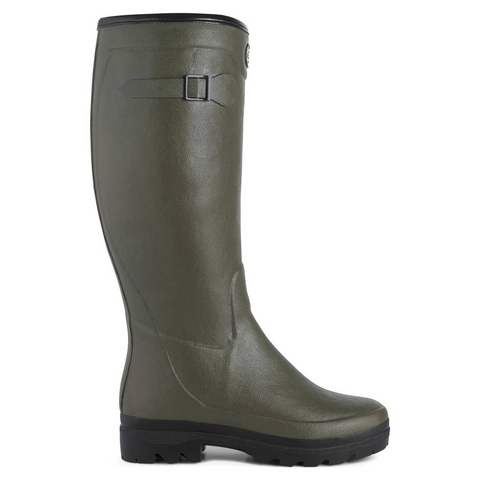 Bottes femmes Le Chameau Country fourrées, idéales pour la marche à la campagne, dotées d'une doublure en laine naturelle et d'une semelle antichoc imperméable, élégamment conçues pour le confort et la protection