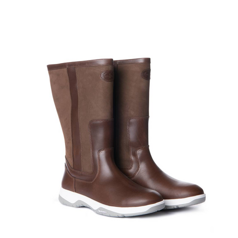 Bottes femmes Le Chameau Pontus avec semelle Michelin offrant adhérence exceptionnelle pour activités nautiques, confort optimal jusqu'à -20°C, design élégant inspiré du Dieu Grec de la Mer