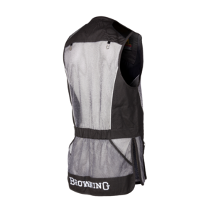 Gilet de tir sportif Browning Pro Sport en cuir avec renforts de qualité, conçu pour le confort et la durabilité lors des séances de tir, idéal pour tireurs professionnels et amateurs.