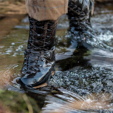 Chaussures Le Chameau Mouflon 2.0 Extrême en cuir pleine fleur pour terrains difficiles avec doublure Sympatex imperméable et semelle Vibram Curcuma de haute performance pour la randonnée en montagne