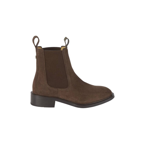 Bottines femmes Le Chameau La Chelsea en daim marron clair avec semelle intérieure onSteam® amortissante, idéales pour promenades décontractées et jardinage, légères et faciles à enfiler grâce à leurs brides.