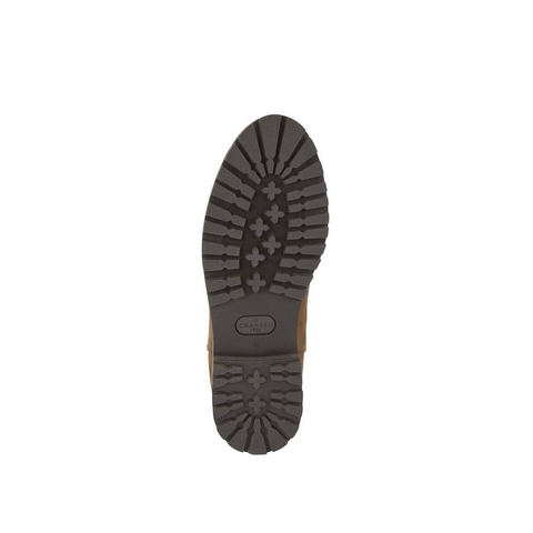 Vue de profil des bottines femmes Le Chameau Chelsea Adventure en nubuck imperméable, parfaites pour l'hiver grâce à leur doublure en fausse fourrure Sympatex et semelle onSteam, alliant style et confort pour les sorties urbaines ou en plein air par temps froid.