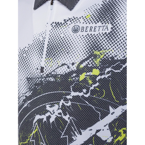 Polo Beretta Rush Trident pour homme en Polartec® Delta™, tissu respirant et léger, idéal pour le tir dynamique et activités sportives en extérieur. Style distinctif avec logo Beretta, coupe droite confortable, et propriétés anti-odeurs et anti-UV.