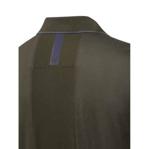 Polo Beretta Ice Power pour homme, conçu pour le tir, en matériau respirant et antibactérien, avec séchage rapide, ventilation optimale, et logo Beretta. Disponible en plusieurs tailles et coloris, idéal pour les activités intenses.