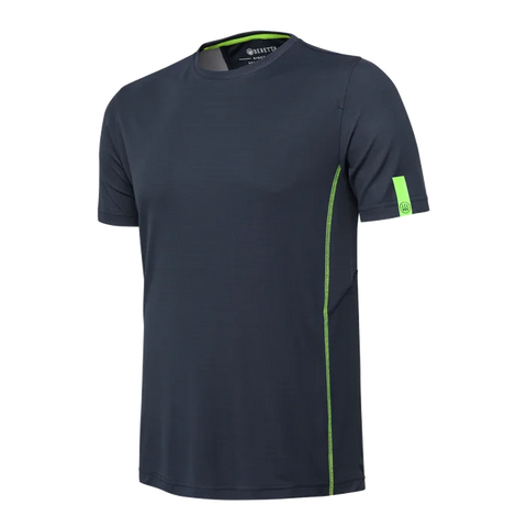 T-shirt Beretta Ice Power pour homme, respirant et antibactérien, conçu pour le tir sportif, offrant une régulation thermique et un séchage rapide, idéal pour les sessions de tir et activités sportives.