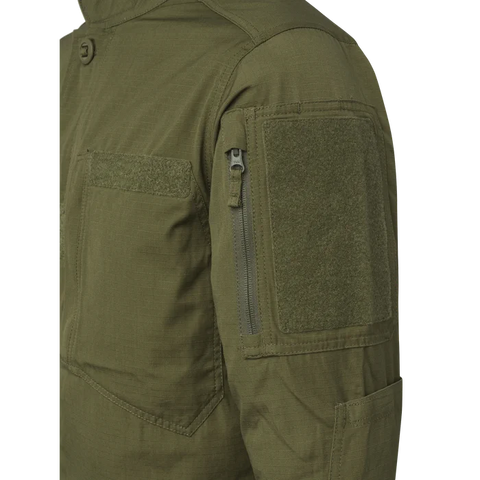 Veste Beretta BDU Field pour homme, conception ripstop légère et robuste, en nylon et coton, parfaite pour les activités tactiques et en plein air avec poches YKK, ajustement velcro, et logo Beretta brodé
