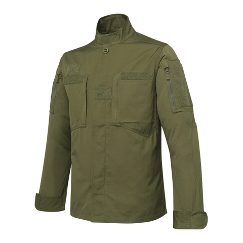 Veste Beretta BDU Field pour homme, conception ripstop légère et robuste, en nylon et coton, parfaite pour les activités tactiques et en plein air avec poches YKK, ajustement velcro, et logo Beretta brodé