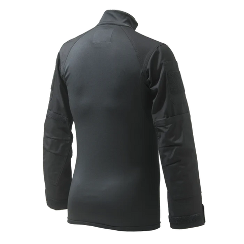 High-performance Beretta Stryker Combat Shirt for men, featuring nylon and cotton ripstop sleeves, breathable Polartec Power Grid fabric body, ideal for tactical environments, combat training, and versatile outdoor use, showcasing durability, breathability, and combat-ready design.