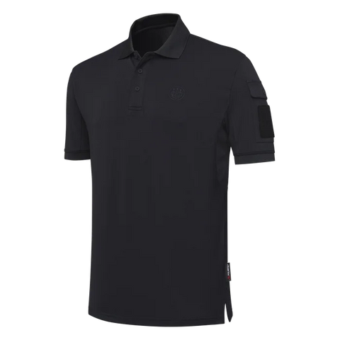 Polo Beretta Miller pour homme en Polartec Delta™, offrant confort excepcional, régulation thermique, séchage rapide, anti-odeurs, protection UV, design élégant avec poche porte-stylo, idéal pour activités en plein air
