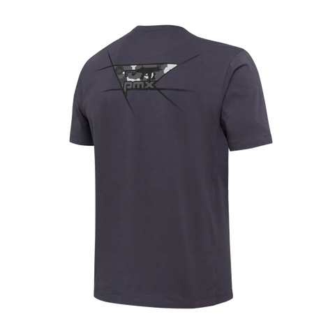 T-shirt Beretta PMX pour homme en coton et élasthanne avec Velcro sur la manche gauche, graphisme PMX au dos, respirabilité améliorée pour activités extérieures et style décontracté