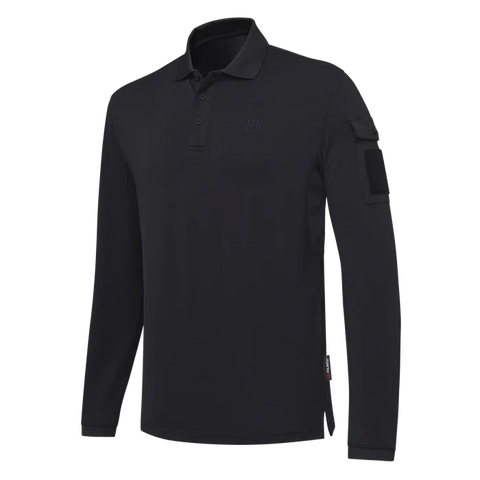 Polo Beretta Miller pour homme en Polartec Delta™, offrant confort excepcional, régulation thermique, séchage rapide, anti-odeurs, protection UV, design élégant avec poche porte-stylo, idéal pour activités en plein air