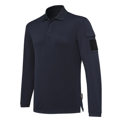 Polo Beretta Miller pour homme en Polartec Delta™, offrant confort excepcional, régulation thermique, séchage rapide, anti-odeurs, protection UV, design élégant avec poche porte-stylo, idéal pour activités en plein air