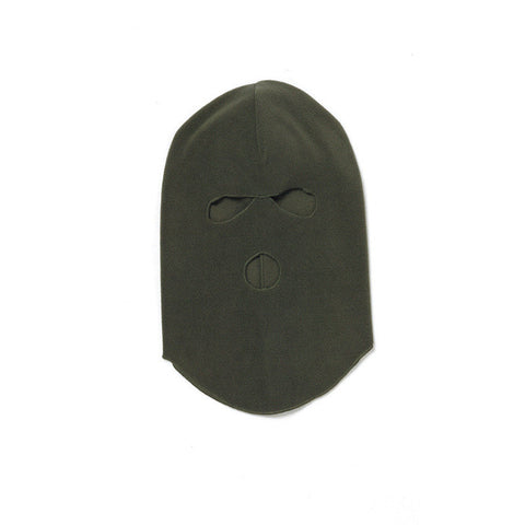 Cagoule polaire 3 trous en camo micro-polaire 100% polyester, taille unique. Parfaite pour les chasseurs et amateurs d'activités en plein air exigeant chaleur et camouflage efficace.