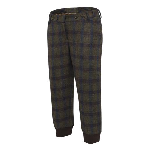Pantalon de chasse pour femme Beretta St James Breeks en laine et cachemire, imperméable et respirant, parfait pour la battue, vue de devant avec détails bord-côtes tricotés et poches pratiques, idéal pour chasse élégante et confortable