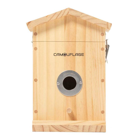 Nichoir à oiseaux connecté EZ-NestEye avec caméra à IA et panneaux solaires intégré, offrant une reconnaissance de 11 000 espèces, diffusion en direct mondiale via application Birdlovers, et qualité d'image 48 MP pour passionnés d'ornithologie