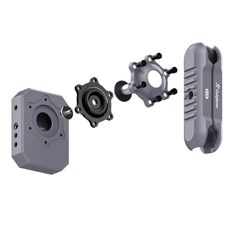Support de téléphone pour moto performant, Kit Glory Outplorer Kgnight Pro avec technologie de suspension pneumatique, protection maximale contre les vibrations et compatibilité universelle pour smartphones. Idéal pour les motards et cyclistes recherchant sécurité et innovation.