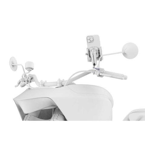 Outplorer adaptateur collier avec boule pour support smartphone, accessoire modulable pour vélo et moto offrant angle de rotation universel pour un ajustement flexible, couleur grise, dimensions 50x40x20mm, poids 0,03kg