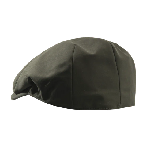 Casquette plate Beretta imperméable Coppola, idéale pour les sorties sous la pluie, offrant une protection grâce à la membrane respirante BWB EVO, tout en maintenant un style élégant et un confort optimal pour l'utilisateur.
