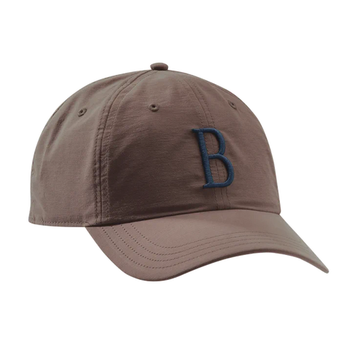 Casquette de baseball Beretta Big B pour chasseurs avec broderie élégante, en mélange de coton et polyester, équipée d'un bandeau anti-transpiration et d'un réglage velcro pour un ajustement personnalisé et confortable