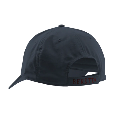 Casquette de baseball Beretta Big B pour chasseurs avec broderie élégante, en mélange de coton et polyester, équipée d'un bandeau anti-transpiration et d'un réglage velcro pour un ajustement personnalisé et confortable