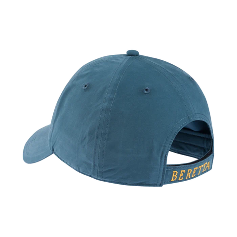 Casquette de baseball Beretta Big B pour chasseurs avec broderie élégante, en mélange de coton et polyester, équipée d'un bandeau anti-transpiration et d'un réglage velcro pour un ajustement personnalisé et confortable