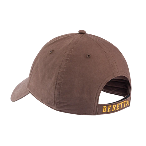 Casquette de baseball Beretta Big B pour chasseurs avec broderie élégante, en mélange de coton et polyester, équipée d'un bandeau anti-transpiration et d'un réglage velcro pour un ajustement personnalisé et confortable