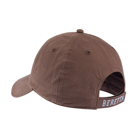 Casquette de baseball Beretta Big B pour chasseurs avec broderie élégante, en mélange de coton et polyester, équipée d'un bandeau anti-transpiration et d'un réglage velcro pour un ajustement personnalisé et confortable
