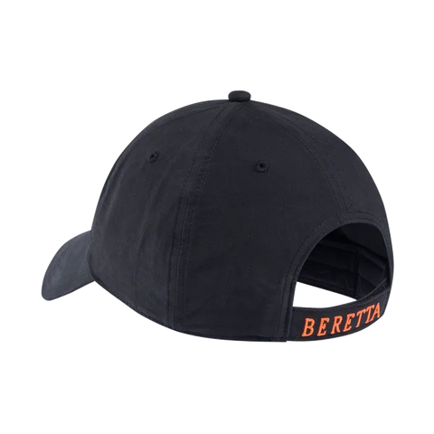 Casquette de baseball Beretta Big B pour chasseurs avec broderie élégante, en mélange de coton et polyester, équipée d'un bandeau anti-transpiration et d'un réglage velcro pour un ajustement personnalisé et confortable