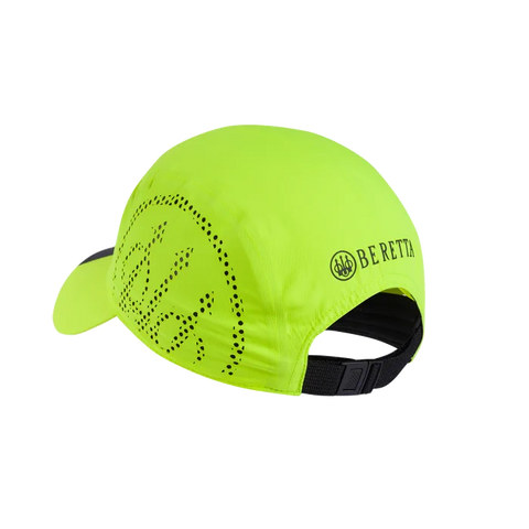Casquette Beretta Tech, légère et respirante avec micro-trous perforés au laser, bandeau anti-transpiration, conçue pour les activités en plein air et le sport, idéale pour l'été pour garder la tête au frais et confortable.