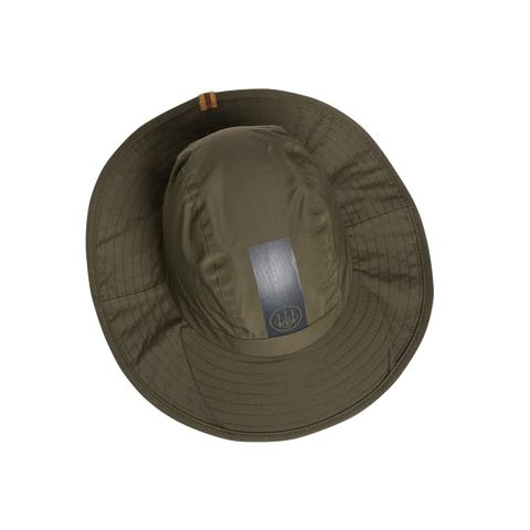 Chapeau Beretta Bucket fabriqué en polyester microripstop, offrant durabilité et légereté, idéal pour les activités de plein air comme la randonnée et la chasse, avec un logo Beretta distinctif pour un style moderne.