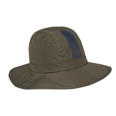 Chapeau Beretta Bucket fabriqué en polyester microripstop, offrant durabilité et légereté, idéal pour les activités de plein air comme la randonnée et la chasse, avec un logo Beretta distinctif pour un style moderne.