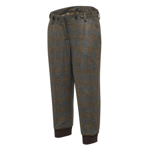 Pantalon de chasse pour femme Beretta St James Breeks en laine et cachemire, imperméable et respirant, parfait pour la battue, vue de devant avec détails bord-côtes tricotés et poches pratiques, idéal pour chasse élégante et confortable