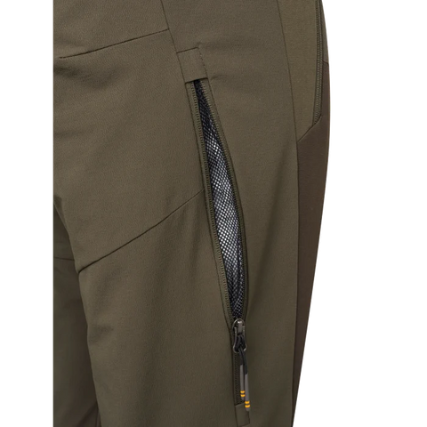 Pantalon de chasse Beretta Muker GTX pour homme, imperméable et respirant, idéal pour une chasse silencieuse. GORE Z-Liner, liberté de mouvement grâce au tissu élastique, zips de ventilation pour confort optimal dans des environnements exigeants
