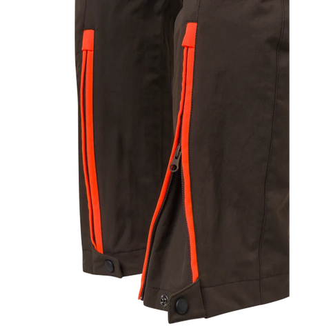 Pantalon de chasse Beretta Balcan pour terrains difficiles, résistant à l'eau avec inserts élastiques, idéal pour environnements denses et mobilité maximale.
