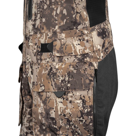 Salopette Beretta B-Xtreme GTX pour chasse, imperméable et coupe-vent avec tissu Gore-Tex et renforts en Kevlar, motif camouflage Avayde pour environnements marécageux