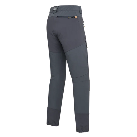 Pantalon Beretta Way Stretch EVO pour homme, idéal pour chasse en automne et hiver, avec matériau ultra-élastique, anti-abrasion, ceinture ergonomique, soutien lombaire en micropolaire, et coupe ajustée pour une liberté de mouvement maximale et confort optimal sur terrains difficiles.
