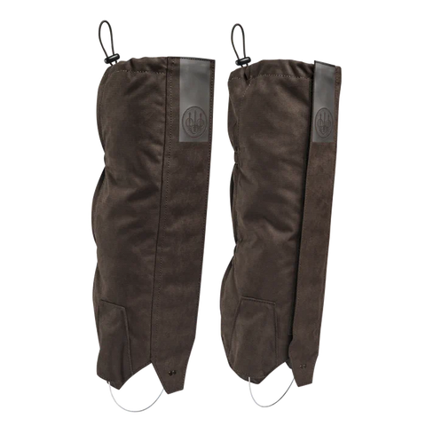 Guêtres Beretta Tech Ankle imperméables et résistantes pour la chasse en terrain difficile, avec doublure hydrofuge, fermeture à glissière SBS, câble en acier, logo Beretta, accessoire de protection