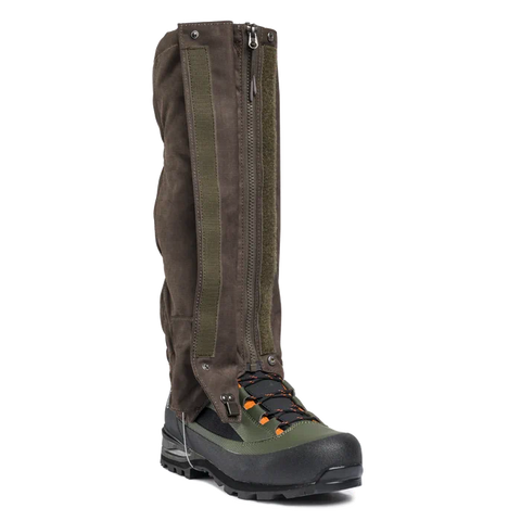 Guêtres Beretta Tech Ankle imperméables et résistantes pour la chasse en terrain difficile, avec doublure hydrofuge, fermeture à glissière SBS, câble en acier, logo Beretta, accessoire de protection