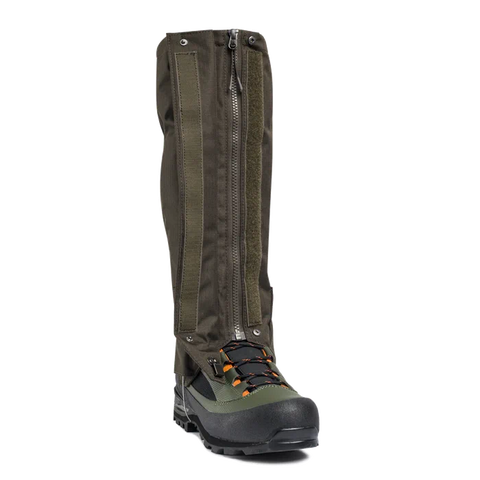 Guêtre Beretta Thorn Ankle résistante en polyester ripstop pour la chasse, conçue pour terrain difficile avec protection contre les ronces et végétation, dotée d'un système de fixation sécurisé par câble en acier et élastiques pour un maintien optimal, hydrofuge et imperméable pour un confort en toutes conditions.