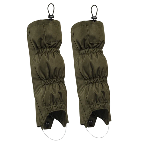 Guêtre Beretta Thorn Ankle résistante en polyester ripstop pour la chasse, conçue pour terrain difficile avec protection contre les ronces et végétation, dotée d'un système de fixation sécurisé par câble en acier et élastiques pour un maintien optimal, hydrofuge et imperméable pour un confort en toutes conditions.