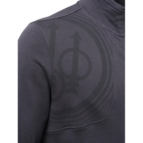 Sweat-shirt Beretta Corporate pour homme en 100 % coton avec logo imprimé, poche latérale, et glissière YKK, idéal pour un style décontracté et confortable, parfait pour les fans de la marque.