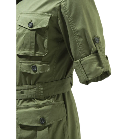 Veste Beretta Serengeti pour homme en coton confortable, idéale pour safari et activités en plein air, avec poches multiples et manches ajustables pour climat changeant