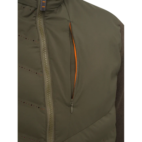 Veste Beretta Roe en tissu Polartec® Thermal Pro® idéale pour la chasse, offrant protection thermique et respirabilité, avec glissières YKK et ajustements élastiques, adaptée pour l'hiver et conditions froides