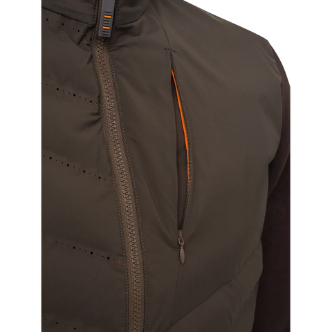 Veste Beretta Roe en tissu Polartec® Thermal Pro® idéale pour la chasse, offrant protection thermique et respirabilité, avec glissières YKK et ajustements élastiques, adaptée pour l'hiver et conditions froides