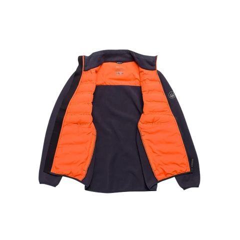 Veste Beretta Roe en tissu Polartec® Thermal Pro® idéale pour la chasse, offrant protection thermique et respirabilité, avec glissières YKK et ajustements élastiques, adaptée pour l'hiver et conditions froides