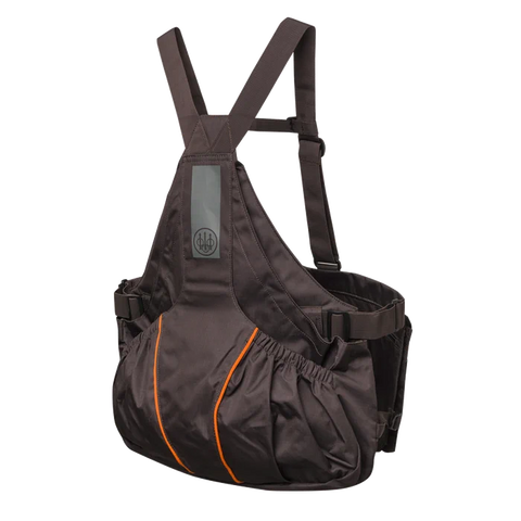 Gilet de tir Beretta Strap EVO avec bretelles réglables, sangle de poitrine et plusieurs poches pratiques pour les accessoires de chasse et de tir, fabriqué en polyester durable pour un ajustement ergonomique optimal