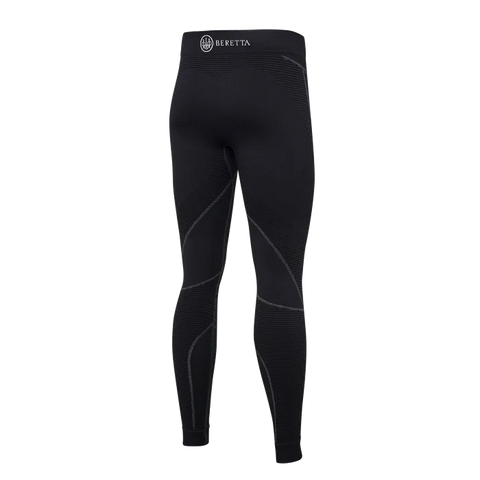 Pantalon thermique unisexe Beretta HT Body Mapping 3D, intégrant la technologie avancée Sensil® pour des zones de compression différenciées, idéal pour le confort et la performance lors d'activités en extérieur grâce à son design sans couture et sa matière durable et respirante.