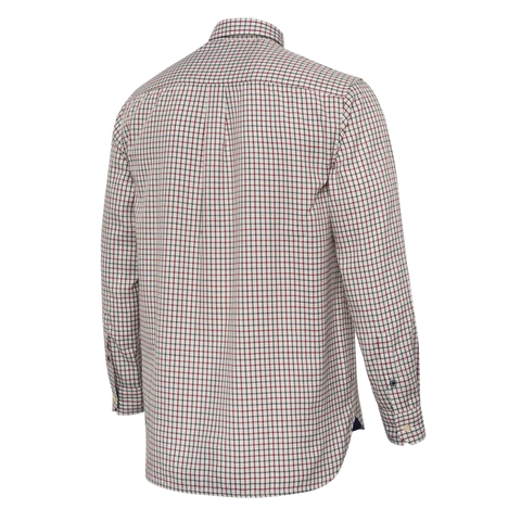 Chemise Beretta Ellis pour homme en sergé de polyester avec poche poitrine plaquée, idéale pour la chasse et les activités de plein air, offrant confort et durabilité grâce à sa coupe droite et son style raffiné.